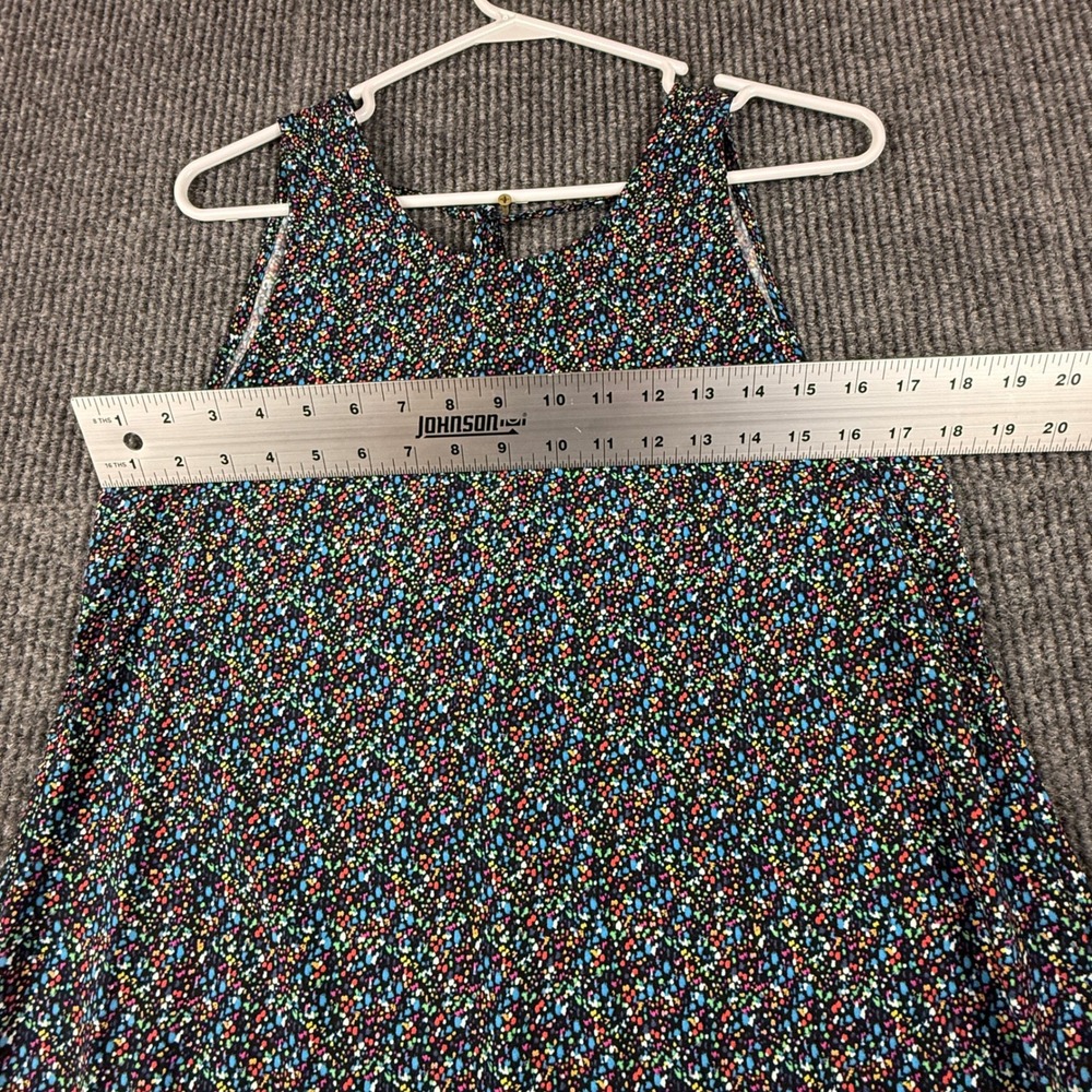 Gap Womens Sleeveless Swing Tank Dress XS Black Multicolor Print 718753-00 Mini - Picture 5 of 10
